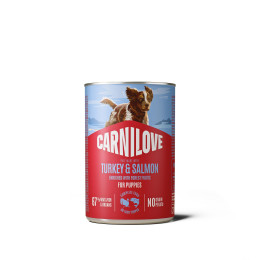 Carnilove Can Puppy Saumon Dinde 6x400g (sur commande)