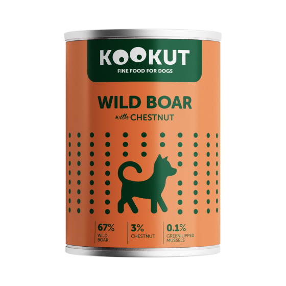 Kookut DOG Terrine Sanglier Chataigne 400gr