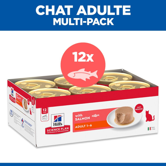 Hill's Feline Boite Mousse Saumon 12x85gr