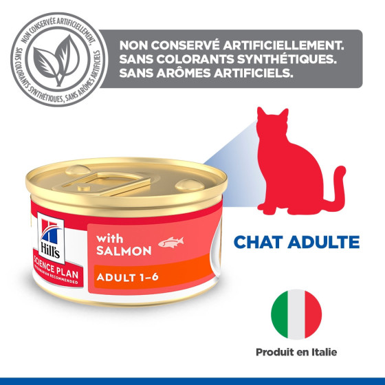 Hill's Feline Salmon Mousse Tins, 12 x 85g