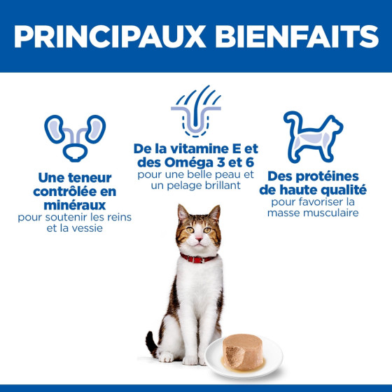 Hill's Feline Mousse Mature Senior Tins, 12 x 85g
