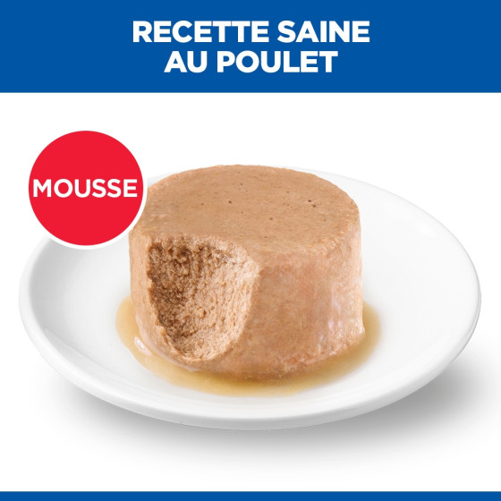 Hill's Feline Mousse Mature Senior Tins, 12 x 85g