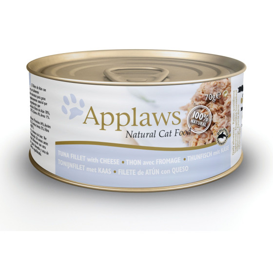 Box for the cat Applaws canned tuna fillet and cheese 70 g