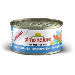 Cat food Almo in a box of 70 g Tuna of the Atlantic.