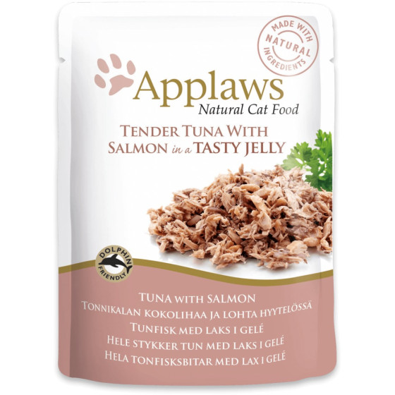 Applaws cat food with tuna and salmon sachet 70gr.
