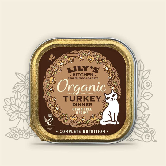 Lily's Kitchen Organic Turkey cat Paté 85gr