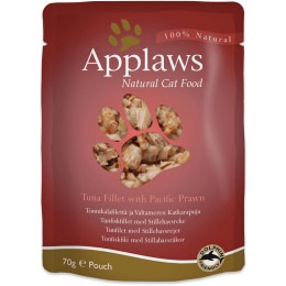 food for cats applaws tuna shrimp in a bag 70 g