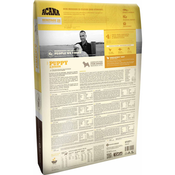 Aliment pour chien ACANA puppy and junior  2kg