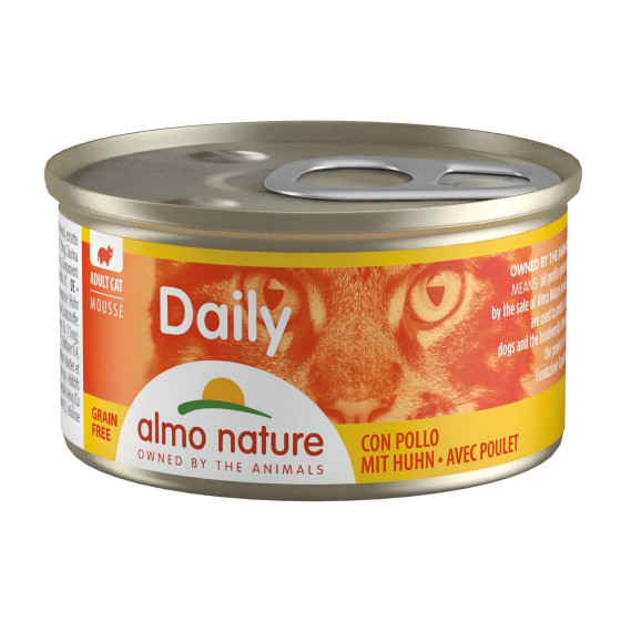 nourriture pour chat almo, Daily Menu Mousse avec Poulet 85gr
