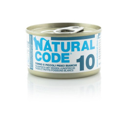 Natural Code Cat boite N°10 Thon et Poissons Blanc 85gr