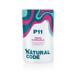 Natural Code Cat sachet N°11 Daurade et Sole 70gr