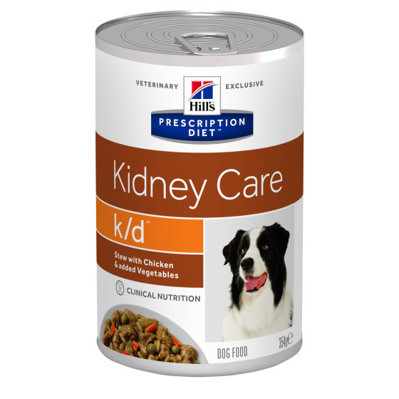 Prescription Diet™ k/d™ Canine Stewed Chicken Legume in box 12x354gr