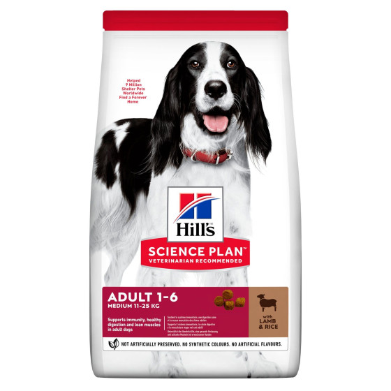 Hill's canine adulte Agneau et riz  2.5kg