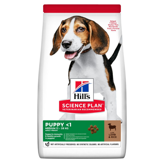 Hill's canine puppy lamb and rice 14kg (Period 3-5 days)