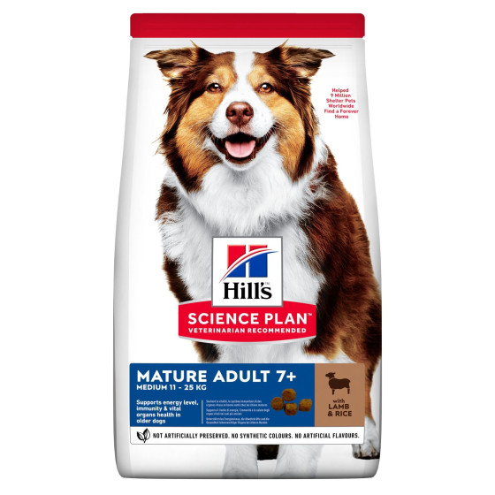 Hill's Senior canine lamb and rice 2.5kg