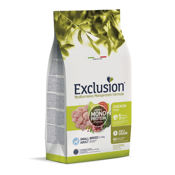 Exclusion MEDITERRANEO Monoprotein Adult Small Chicken 2kg