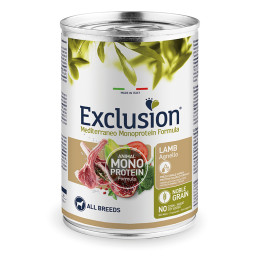 Exclusion MEDITERRANEO Monoprotein Adult all Breeds Lamb 24x400gr