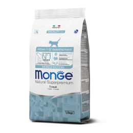 Monge Cat Monoprotein Kitten Trout to 1.5 kg
