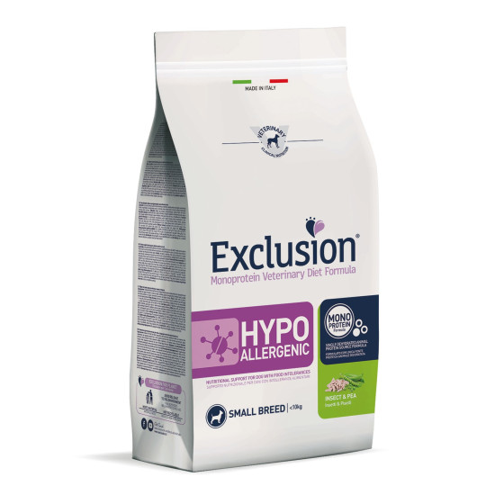 Exclusion Dog VET Hypo Adult Small Insect 2kg