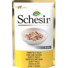 Schesir Cat Pouch 100g-Tuna&chicken Fillet