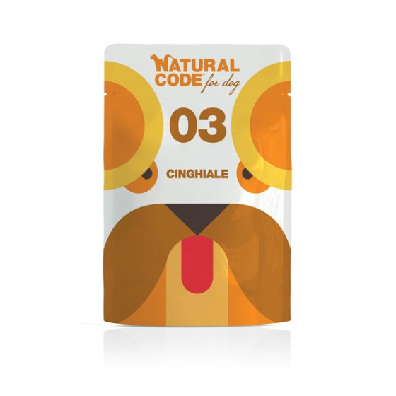 Natural Code DOG bag N°3 Wild Boar 100gr