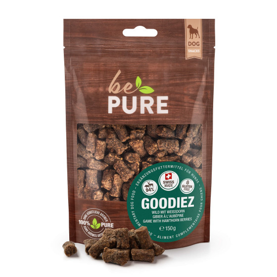 BePure Dog Goodiez Game and Hawthorn 150gr