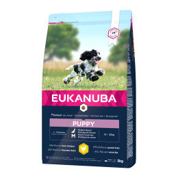 Eukanuba dog puppy Medium  3kg