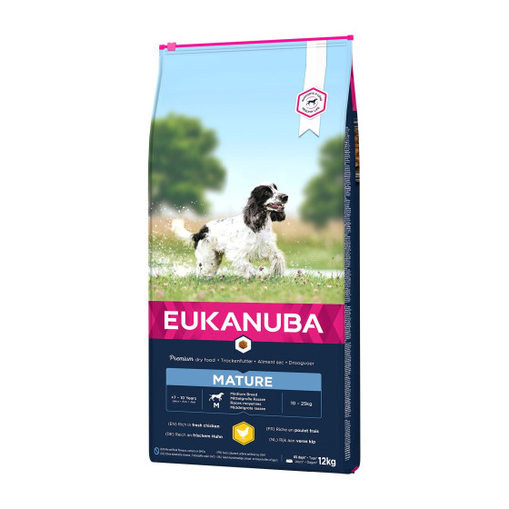 Eukanuba dog mature&Senior Medium 12Kg (Period 3 to 6 days)