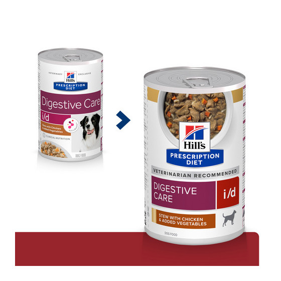 Prescription Diet™ i/d™ Canine Stewed chicken vegetables in a box 12x354g