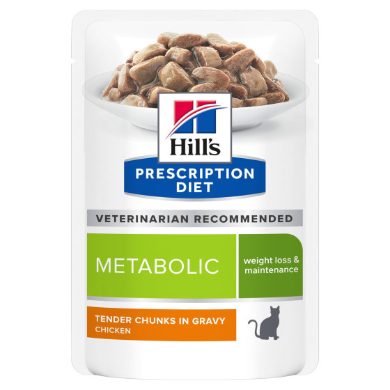 Prescription Diet™ Metabolic Feline en sachet 4x(12x85gr)