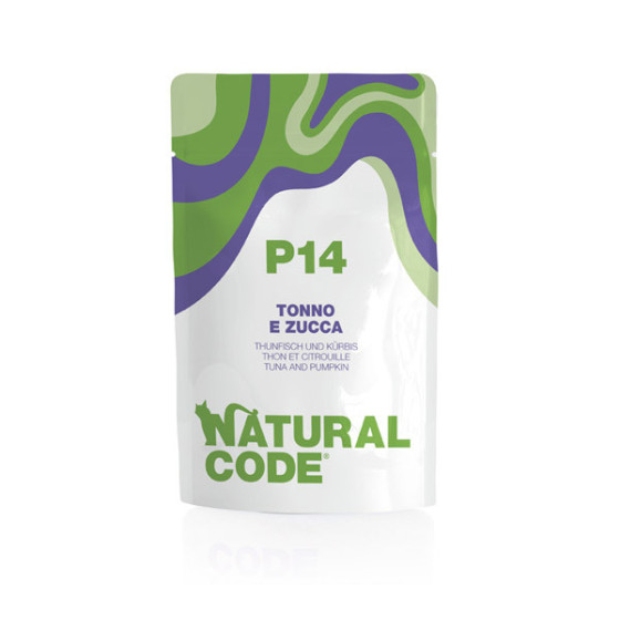 Natural Code Cat sachet N°14 Thon et Citrouille 70gr