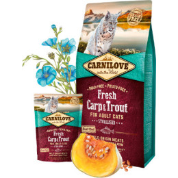 Carnilove Fresh Fel Adult Carp & Trout / Sterilized Cats