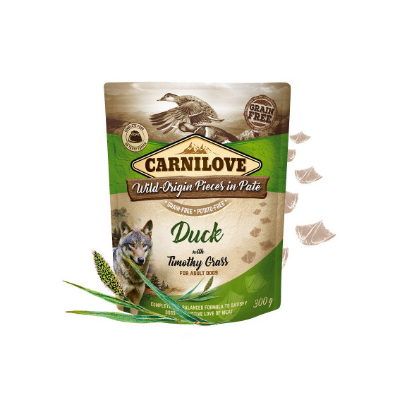 Carnilove Can Adult Pouch Duck Paté 12x300g (on order)