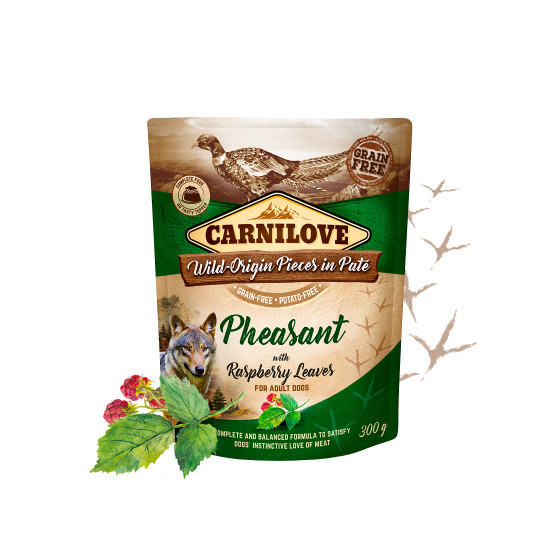 Carnilove Can Adult Pouch Pheasant Paté 12x300g (on order)