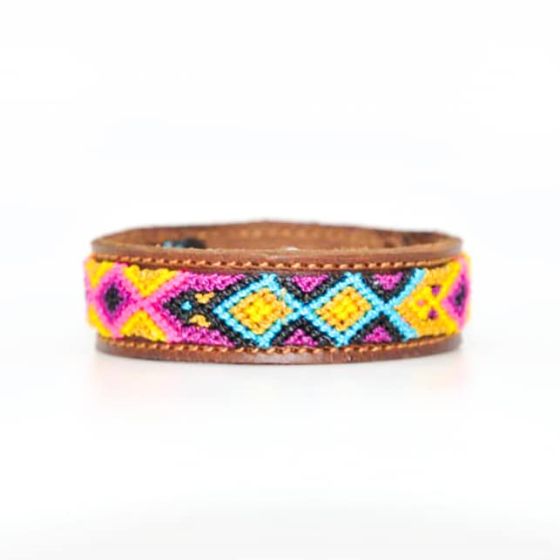 Kinaku Merida leather friendship bracelet