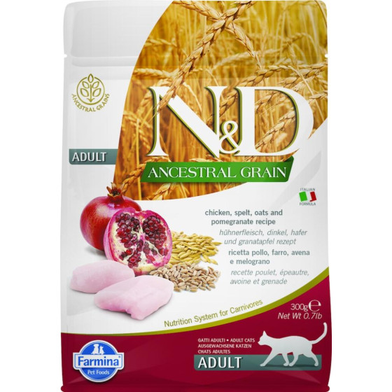 Farmina Cat Ancestral Chicken, Spelt & Pomegranate 300gr