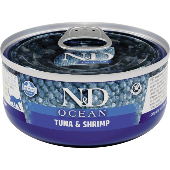 Farmina Cat Boite Thon-Crevettes 30x70gr