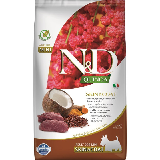 Farmina Dog Skin&Coat Mini Cerf, Quinoa