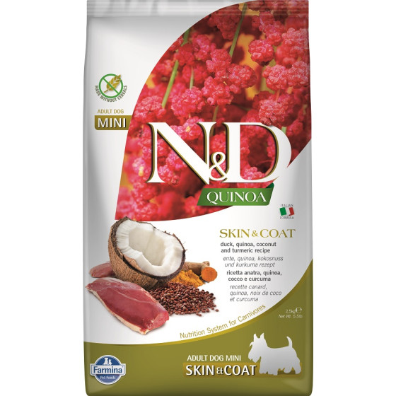 Farmina Dog Skin&Coat Mini Canard, Quinoa