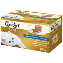 Cat food Gourmet Gold Mousse assorted 4x85g