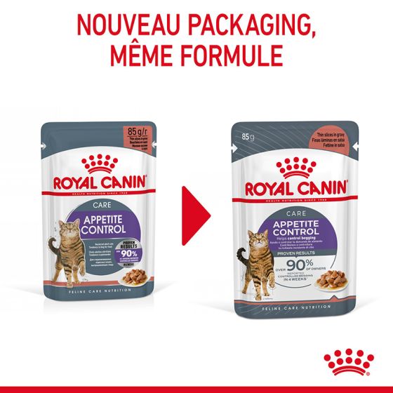 Royal Canin chat humide Appetite Control sachet en Sauce 85g
