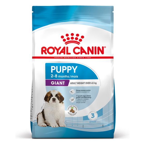 Royal Canin dog SIZE N giant puppy 15kg within 2 to 4 days)