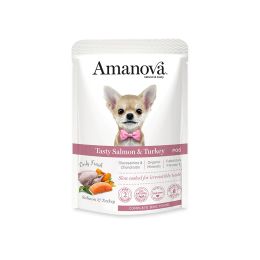 AMANOVA Dog Tasty Salmon Turkey Bag 100gr