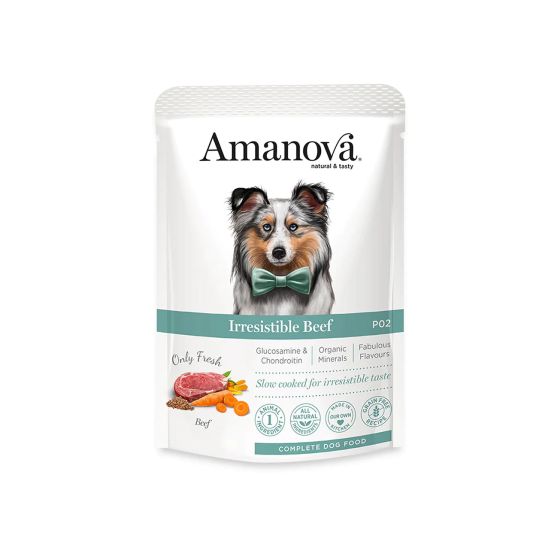 AMANOVA Dog Sachet Irresistible Beef 100gr