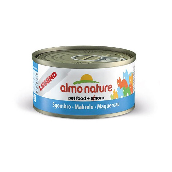 Cat food Almo in a box of 70 g, with the mackerel.
